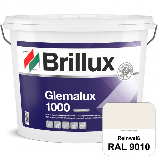 Glemalux ELF 1000 (B-Ware) - 2,5 Liter (RAL 9010 Reinweiß)