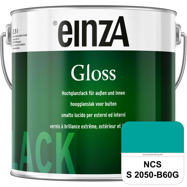 einzA Gloss (NCS S 2050-B60G) Hochwertiger Alkydharzlack in Premium-Qualität, hochglänzend.