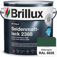 2K-Aqua Seidenmattlack 2388 (RAL 6028 Kieferngrün) mechanisch und chemisch hoch belastbar für außen 