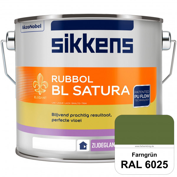Rubbol BL Satura (RAL 6025 Farngrün) seidenglänzender PU-Lack (wasserbasiert) innen & außen