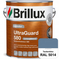 Lignodur UltraGuard 580 (Dauerschutzlasur 580) RAL 5014 Taubenblau