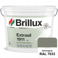 Extrasil 1911 (RAL 7033 Zementgrau) Fassadenfarbe Silikatbasis für Fassaden- und Egalisierungsbeschi