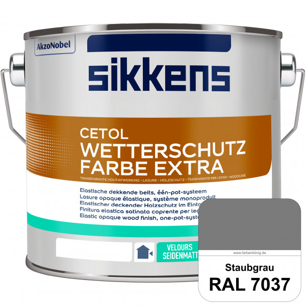 Cetol Wetterschutzfarbe Extra (RAL 7037 Staubgrau)