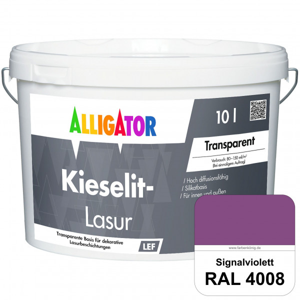 Kieselit-Lasur (RAL 4008 Signalviolett)