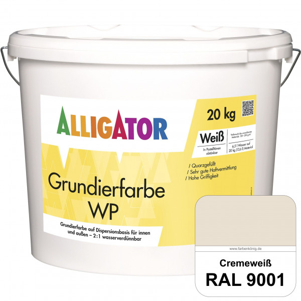 Grundierfarbe WP (RAL 9001 Cremeweiß)