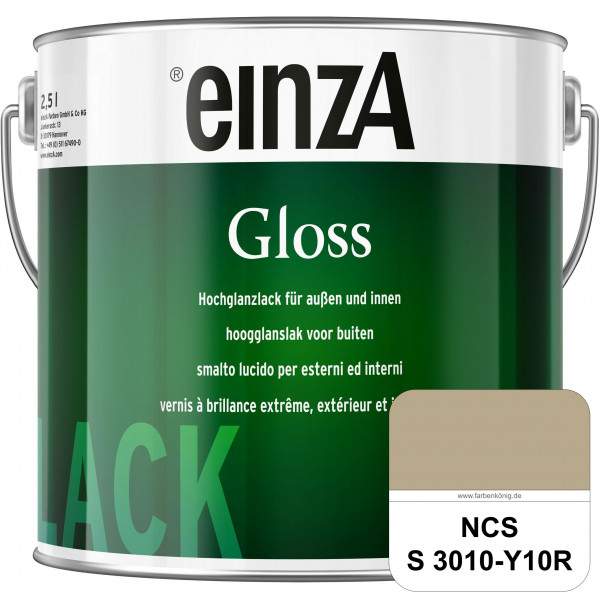 einzA Gloss (NCS S 3010-Y10R) Hochwertiger Alkydharzlack in Premium-Qualität, hochglänzend.