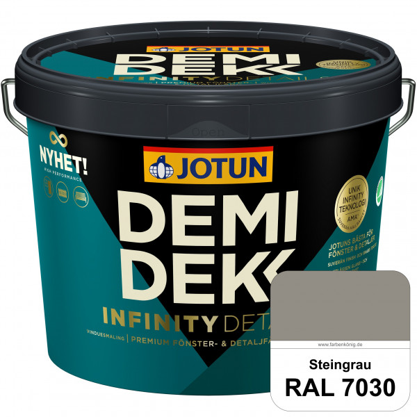 DEMIDEKK Infinity Details - Deckender Holzschutz (RAL 7030 Steingrau)
