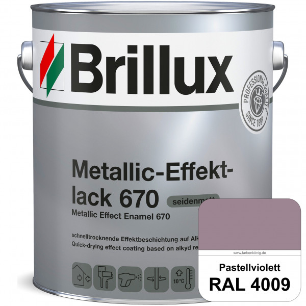 Metallic-Effektlack 670 (RAL 4009 Pastellviolett) schnell trocknender Alkydharzlack für Metalleffekt