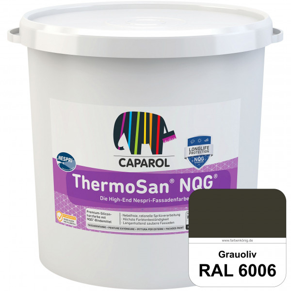 ThermoSan® NQG® Nespri (RAL 6006 Grauoliv) Siliconharz-Bindemittelkombination mit integrierter Nano-
