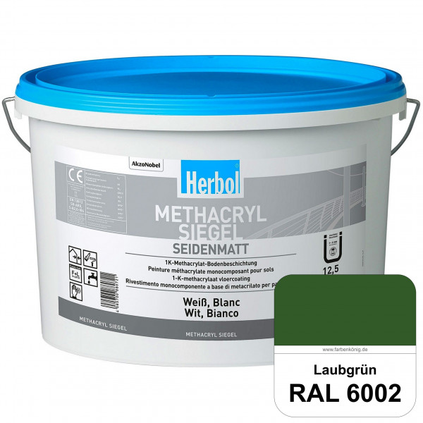 Methacryl Siegel (RAL 6002 Laubgrün) seidenmatte 1K-Beschichtung Böden (Innen & Außen)