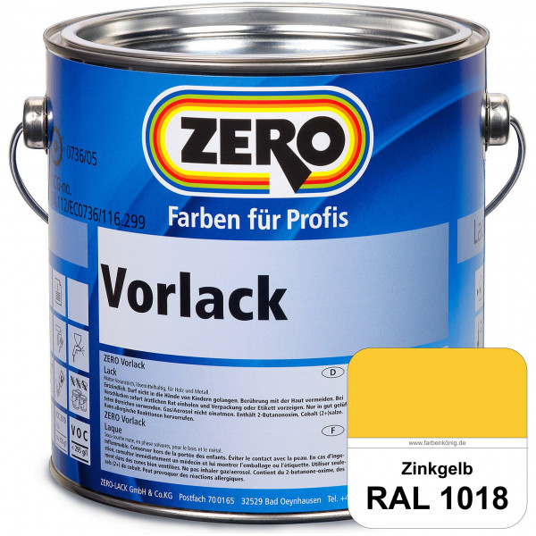 Vorlack (RAL 1018 Zinkgelb)
