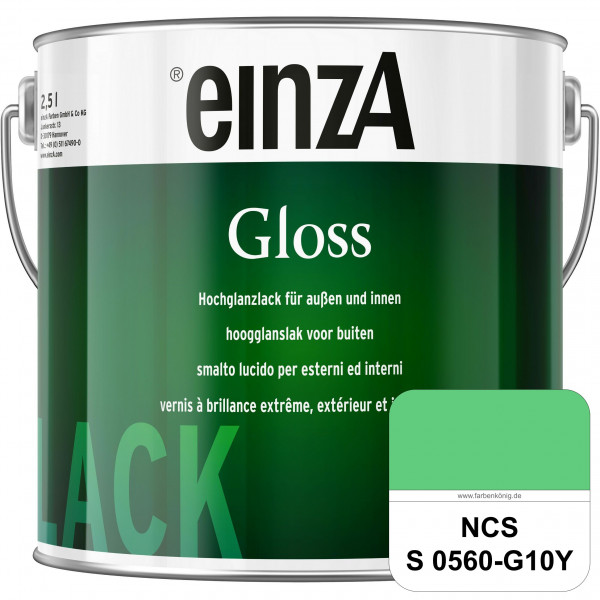 einzA Gloss (NCS S 0560-G10Y) Hochwertiger Alkydharzlack in Premium-Qualität, hochglänzend.