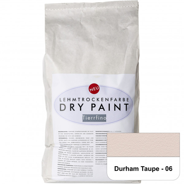 DRY-PAINT Lehmtrockenfarbe - Durham Taupe - 06