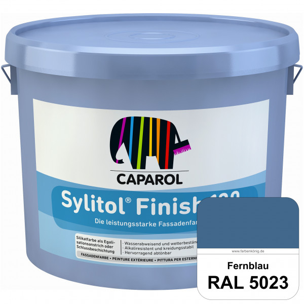 Sylitol® Finish 130 (RAL 5023 Fernblau) wetterbeständige Fassadenbeschichtungen auf Silikatbasis