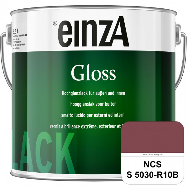 einzA Gloss (NCS S 5030-R10B) Hochwertiger Alkydharzlack in Premium-Qualität, hochglänzend.