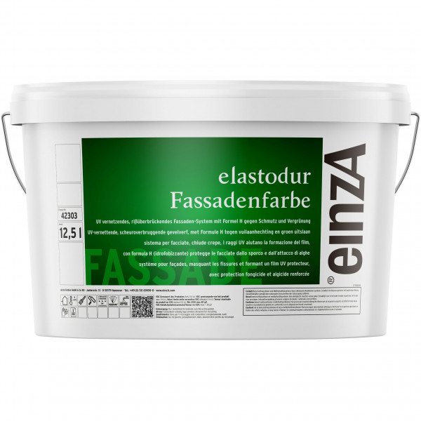 einzA elastodur Fassadenfarbe (Weiß)