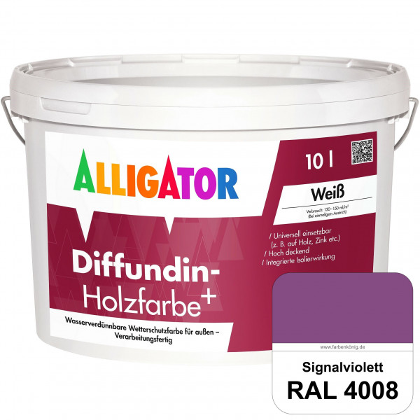 Diffundin-Holzfarbe+ (RAL 4008 Signalviolett)