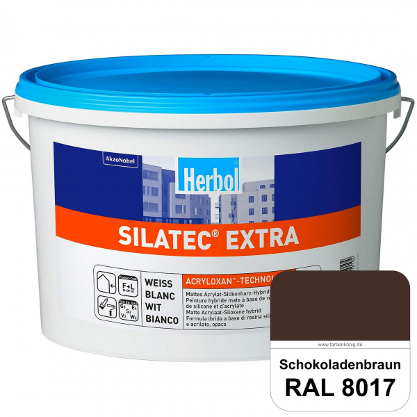 Silatec Extra (RAL 8017 Schokoladenbraun) Siliconharz-Hybrid-Fassadenfarbe