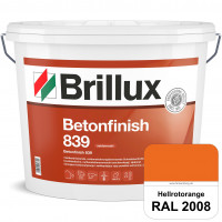 Betonfinish 839 (RAL 2008 Hellrotorange) elastische Beschichtung zum Schutz rissgefährdeter Betonbau