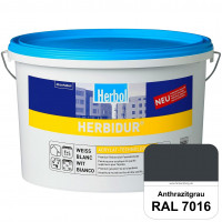 Herbidur (RAL 7016 Anthrazitgrau) Reinacrylat-Fassadenfarbe mit Langzeitwetterschutz Herbidur (RAL 7016 Anthrazitgrau) Reinacrylat-Fassadenfarbe mit Langzeitwetterschutz