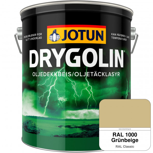 Drygolin Oljedekkbeis (ehemals Trebitt deckend) - Deckende & wetterbeständige Öllasur für Außen (RAL