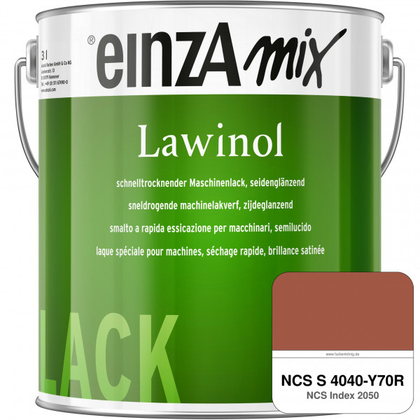 einzA Lawinol seidenglänzend (NCS S 4040-Y70R)
