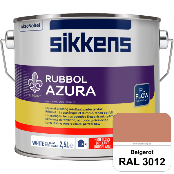 Rubbol Azura (RAL 3012 Beigerot) hochglänzender Lack (löselmittelhaltig) innen & außen