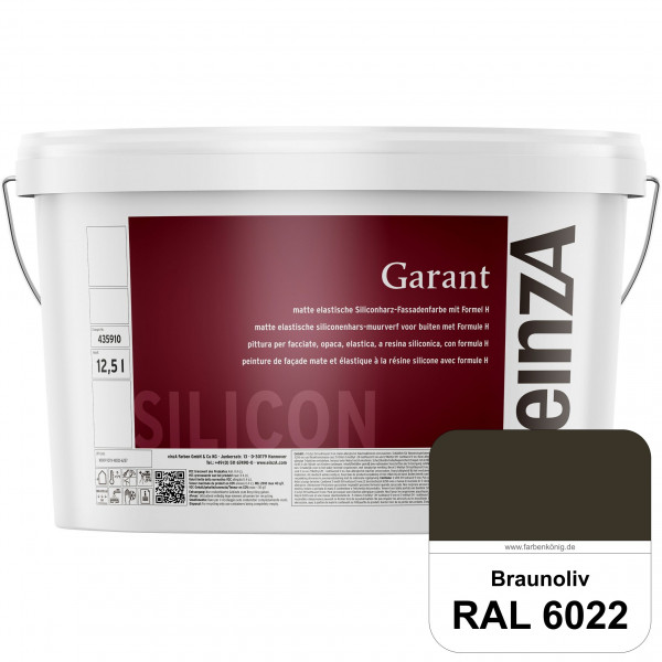einzA Garant (RAL 6022 Braunoliv) elastische Siliconharz-Fassadenfarbe