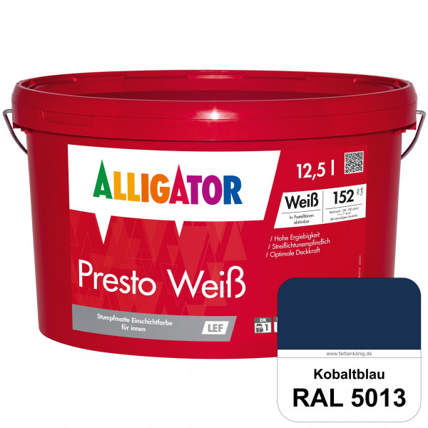 Presto Weiß LEF (RAL 5013 Kobaltblau)
