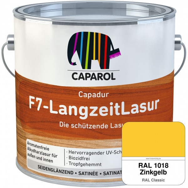 Capadur F7-LangzeitLasur (RAL 1018 Zinkgelb)