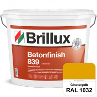 Betonfinish 839 (RAL 1032 Ginstergelb) elastische Beschichtung zum Schutz rissgefährdeter Betonbaute