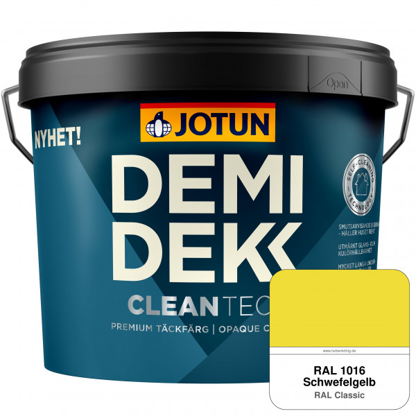 DEMIDEKK Cleantech (ehemals Demidekk Optimal, Demidekk Ultimate Täckfärg) - Deckende Holzfarbe für A