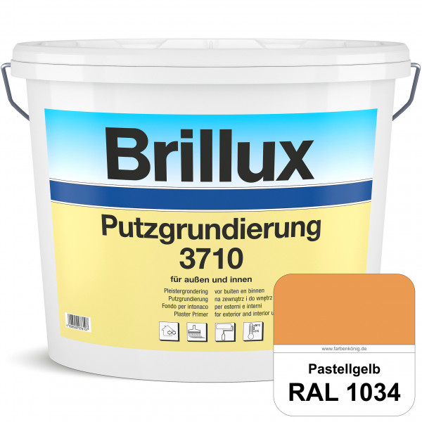 Putzgrundierung 3710 (RAL 1034 Pastellgelb) Wetterbeständige & quarzhaltige Grundierfarbe auf Disper