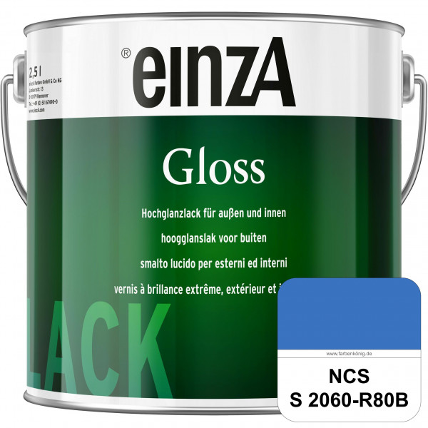 einzA Gloss (NCS S 2060-R80B) Hochwertiger Alkydharzlack in Premium-Qualität, hochglänzend.