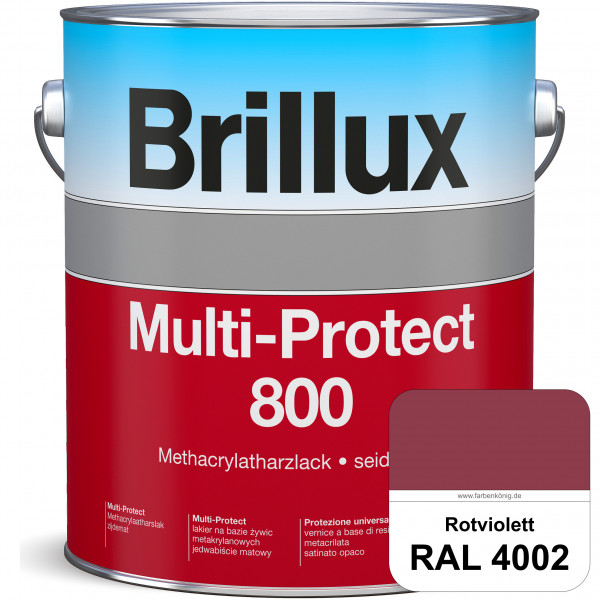 Multi-Protect 800 (RAL 4002 Rotviolett) seidenmatter, hoch wetterbeständiger Methacrylatharzlack, fü