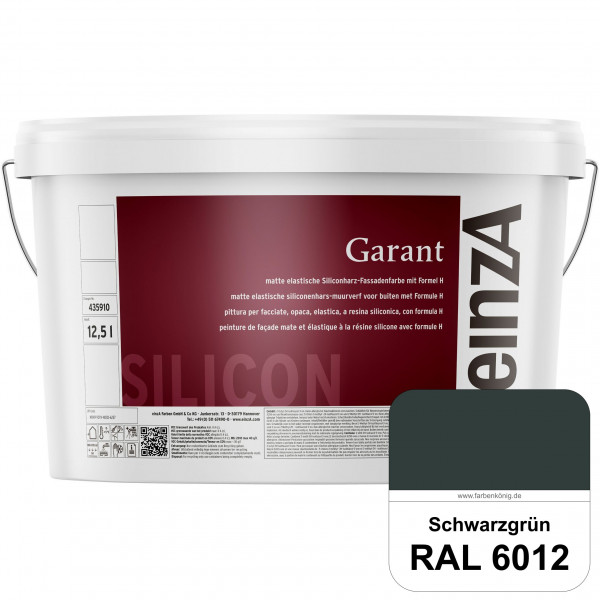 einzA Garant (RAL 6012 Schwarzgrün) elastische Siliconharz-Fassadenfarbe