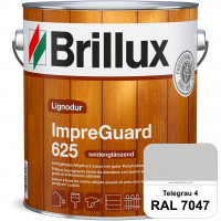 ImpraGuard 625 (RAL 7047 Telegrau 4) imprägnierende Lasur (lösemittelhaltig) für allen Laub- und Nad