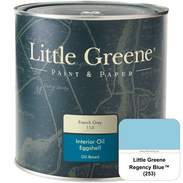 Interior Oil Eggshell (253 Regency Blue)