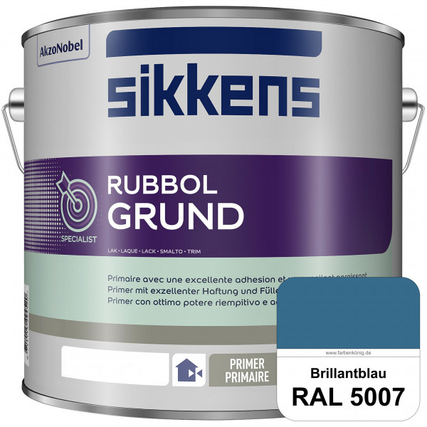 Rubbol Grund (RAL 5007 Brillantblau) Seidenmatte Grund- und Zwischenbeschichtung auf Kunstharzbasis