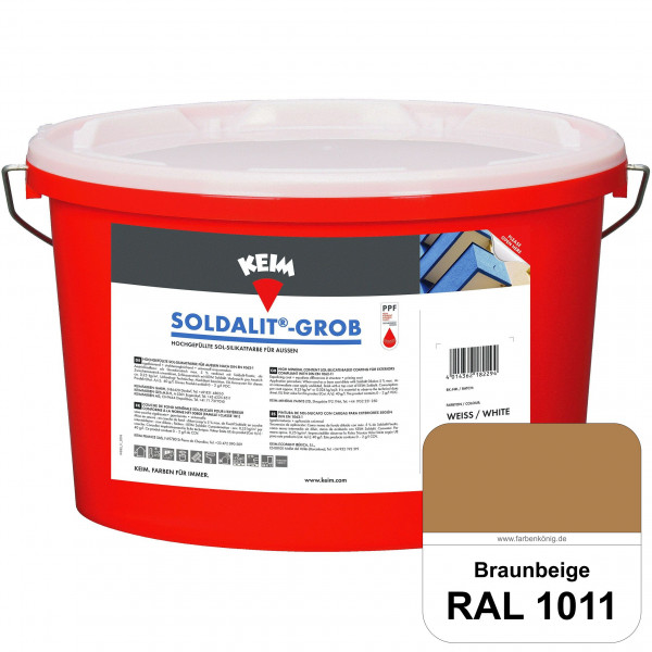 KEIM Soldalit®-Grob (RAL 1011 Braunbeige)