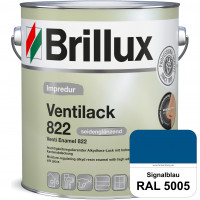 Impredur Ventilack 822 (RAL 5005 Signalblau) Seidenglanzlack (lösemittelhaltig) Fenster & Türen inne