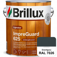 ImpraGuard 625 (RAL 7026 Granitgrau) imprägnierende Lasur (lösemittelhaltig) für allen Laub- und Nad