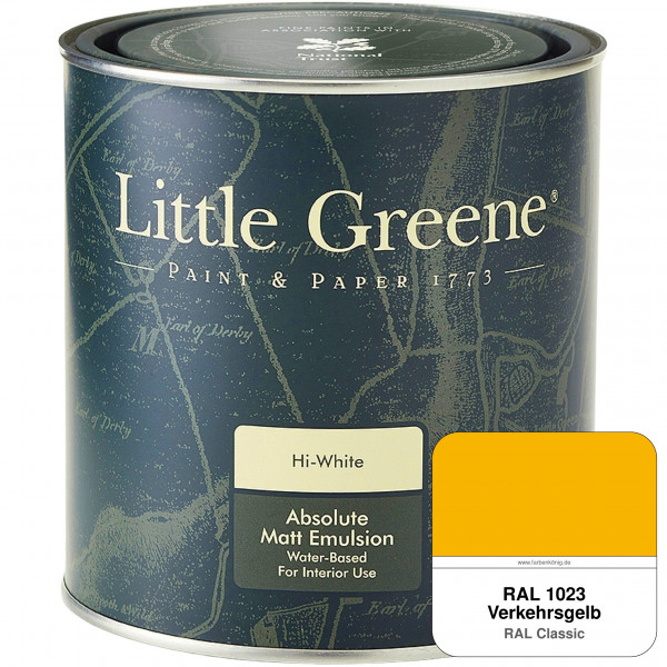 Absolute Matt Emulsion - Sample Pot 250 ml (RAL 1023 Verkehrsgelb)