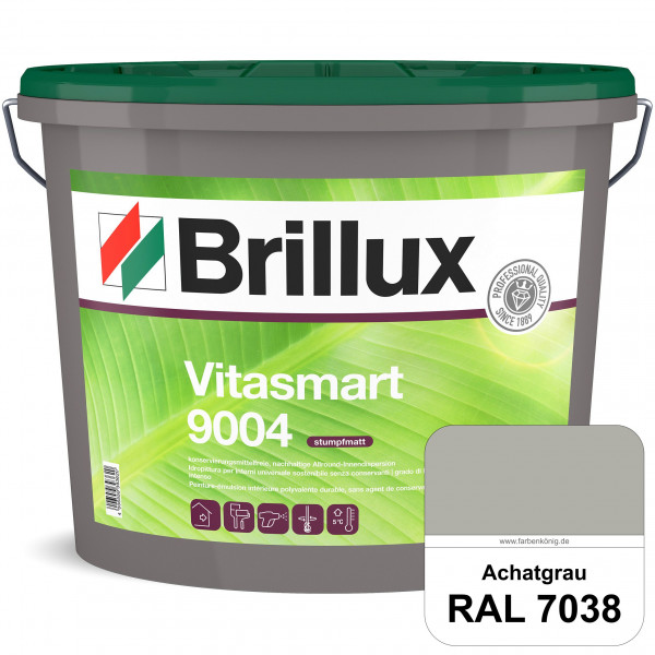 Vitasmart 9004 (RAL 7038 Achatgrau) Hochwertige matte konservierungsmittelfreie Innendispersion für