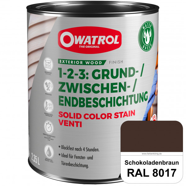 SOLID COLOR STAIN VENTI (RAL 8017 Schokoladenbraun)