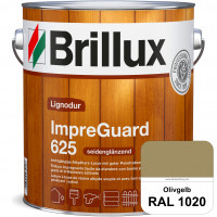 ImpraGuard 625 (RAL 1020 Olivgelb) imprägnierende Lasur (lösemittelhaltig) für allen Laub- und Nadel