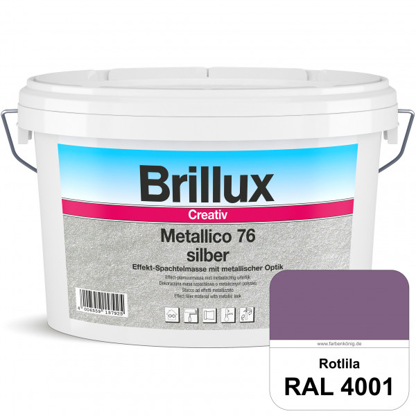 Creativ Metallico 76 (RAL 4001 Rotlila) Effektspachtelmasse für Oberflächen mit metallischer Optik u