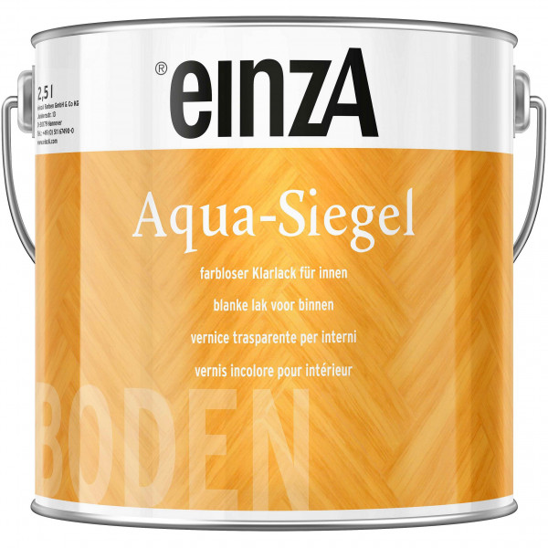einzA Aqua-Siegel seidenmatt (B-Ware) - 2,5 Liter (Farblos)