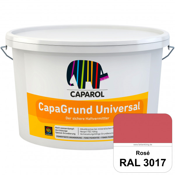 CapaGrund Universal (RAL 3017 Rosa) hoch wasserdampfdurchlässige deckender Grundanstrich