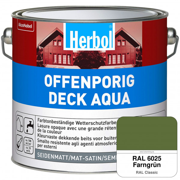 Offenporig-Deck Aqua (RAL 6025 Farngrün)